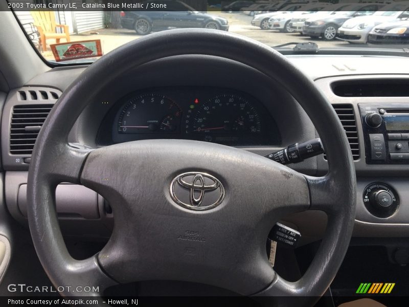 Catalina Blue Metallic / Stone 2003 Toyota Camry LE