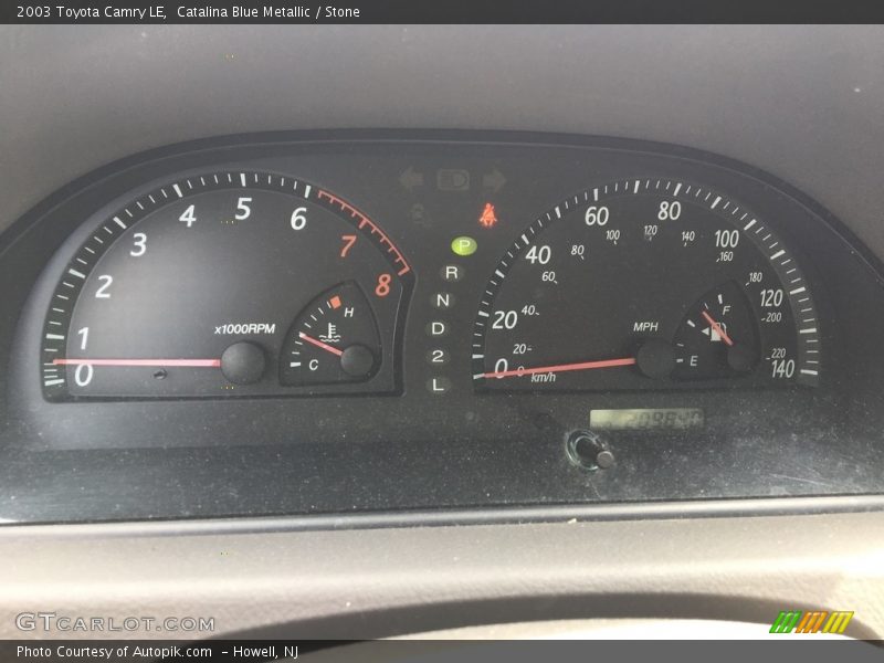 Catalina Blue Metallic / Stone 2003 Toyota Camry LE