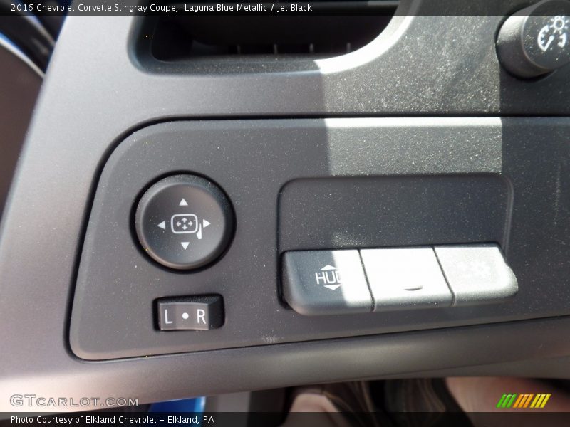 Laguna Blue Metallic / Jet Black 2016 Chevrolet Corvette Stingray Coupe