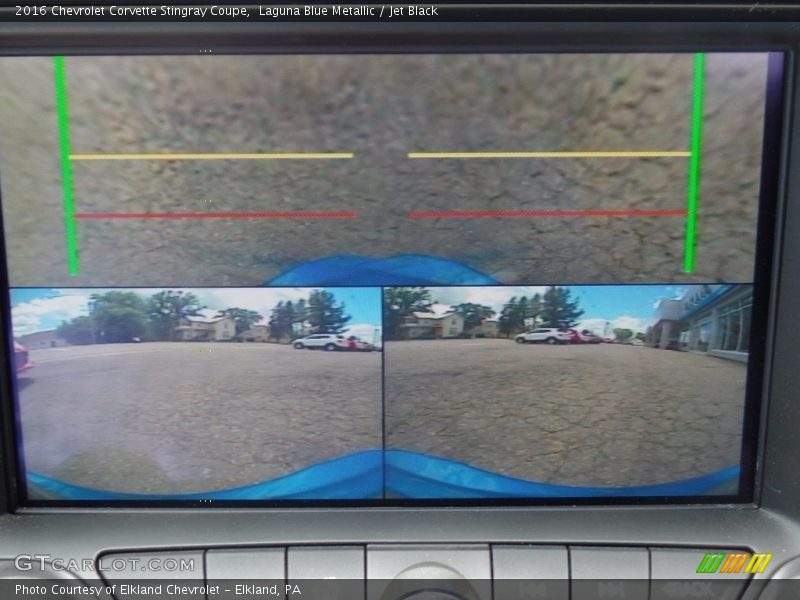 Laguna Blue Metallic / Jet Black 2016 Chevrolet Corvette Stingray Coupe