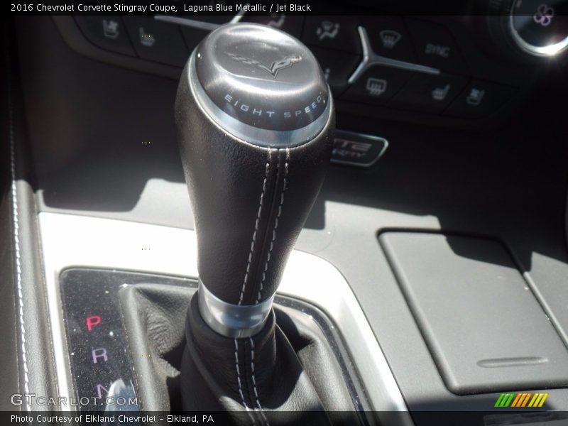 Laguna Blue Metallic / Jet Black 2016 Chevrolet Corvette Stingray Coupe