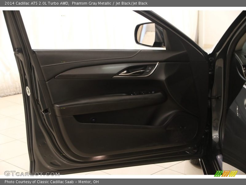 Phantom Gray Metallic / Jet Black/Jet Black 2014 Cadillac ATS 2.0L Turbo AWD