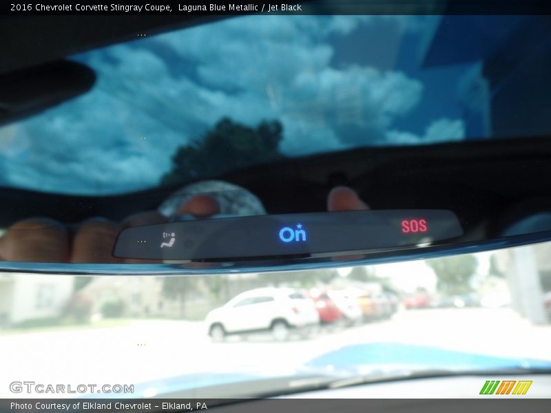 Laguna Blue Metallic / Jet Black 2016 Chevrolet Corvette Stingray Coupe