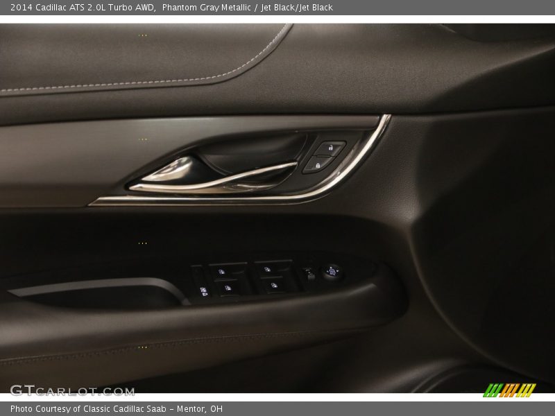 Phantom Gray Metallic / Jet Black/Jet Black 2014 Cadillac ATS 2.0L Turbo AWD