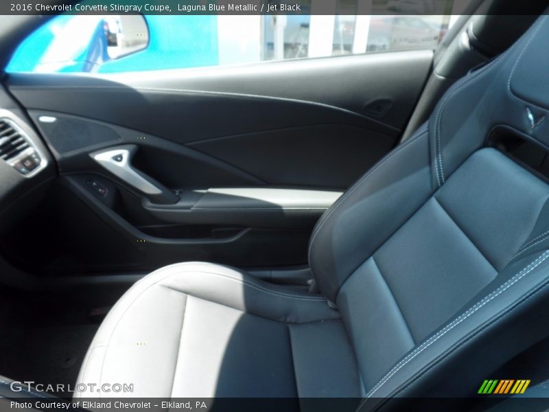 Laguna Blue Metallic / Jet Black 2016 Chevrolet Corvette Stingray Coupe