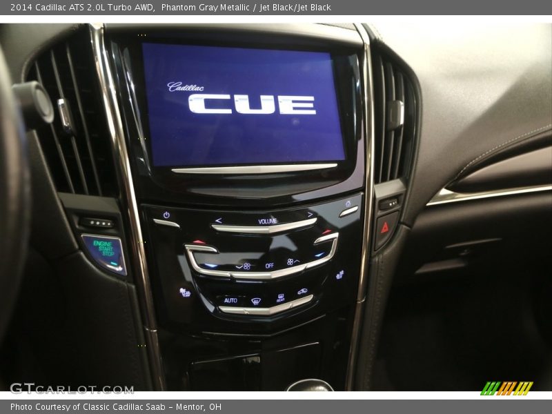 Phantom Gray Metallic / Jet Black/Jet Black 2014 Cadillac ATS 2.0L Turbo AWD