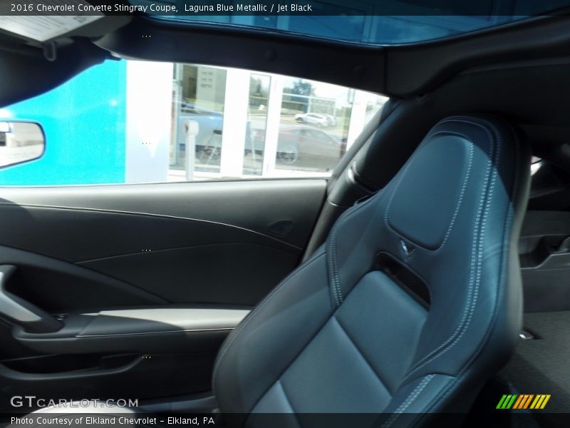 Laguna Blue Metallic / Jet Black 2016 Chevrolet Corvette Stingray Coupe