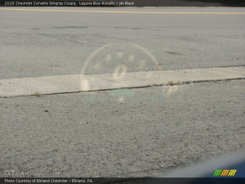 Laguna Blue Metallic / Jet Black 2016 Chevrolet Corvette Stingray Coupe