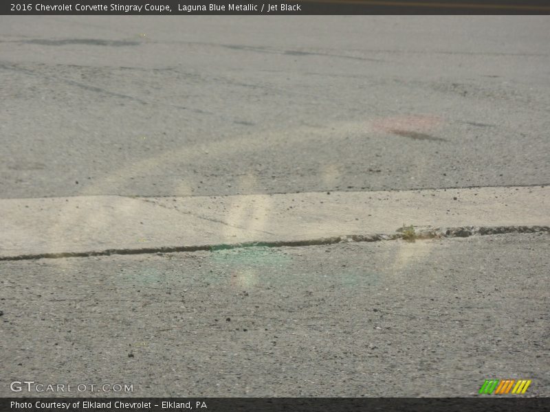 Laguna Blue Metallic / Jet Black 2016 Chevrolet Corvette Stingray Coupe