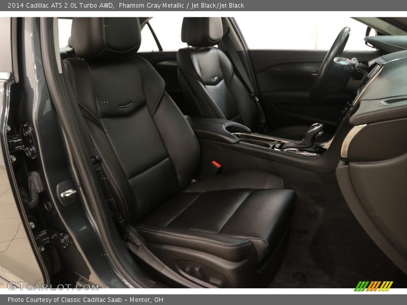 Phantom Gray Metallic / Jet Black/Jet Black 2014 Cadillac ATS 2.0L Turbo AWD