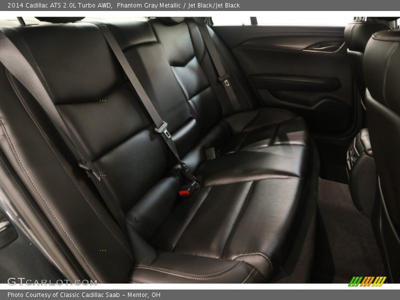 Phantom Gray Metallic / Jet Black/Jet Black 2014 Cadillac ATS 2.0L Turbo AWD