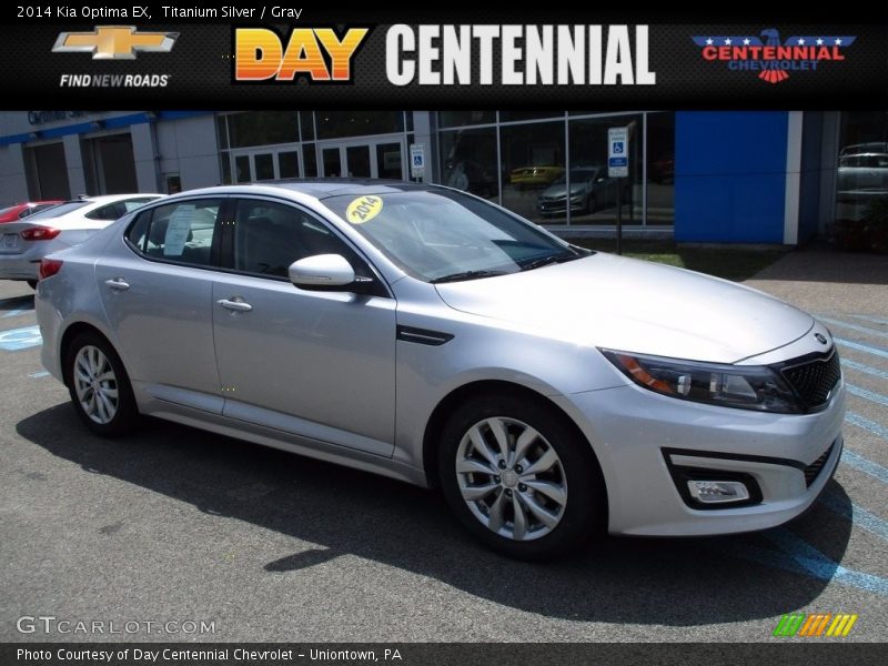 Titanium Silver / Gray 2014 Kia Optima EX