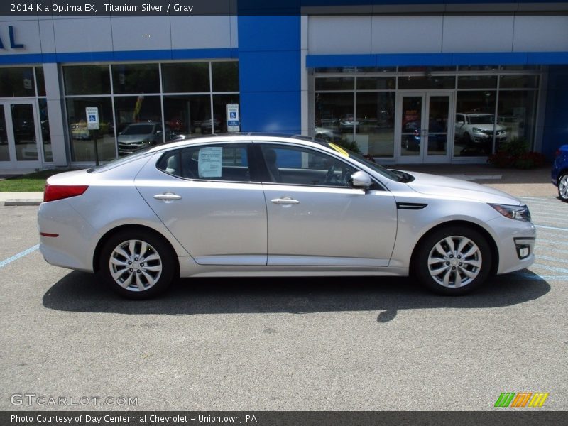 Titanium Silver / Gray 2014 Kia Optima EX