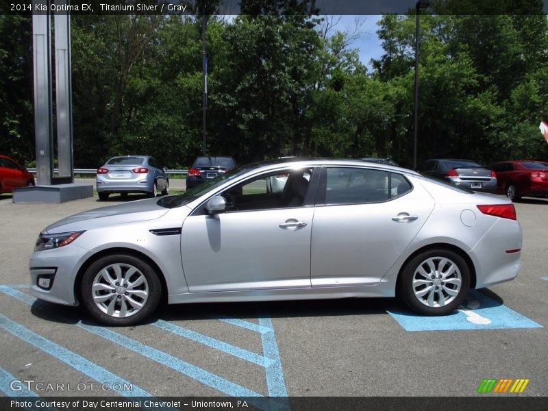 Titanium Silver / Gray 2014 Kia Optima EX