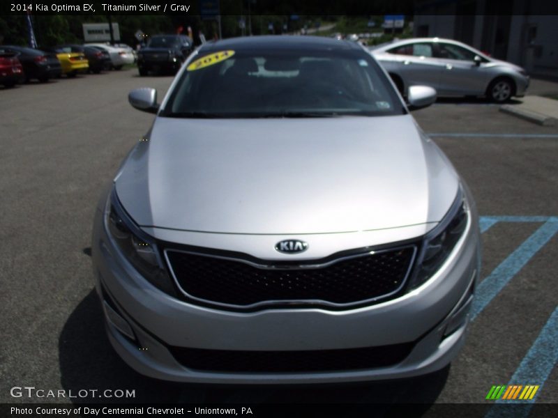 Titanium Silver / Gray 2014 Kia Optima EX