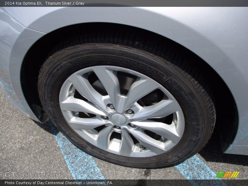 Titanium Silver / Gray 2014 Kia Optima EX