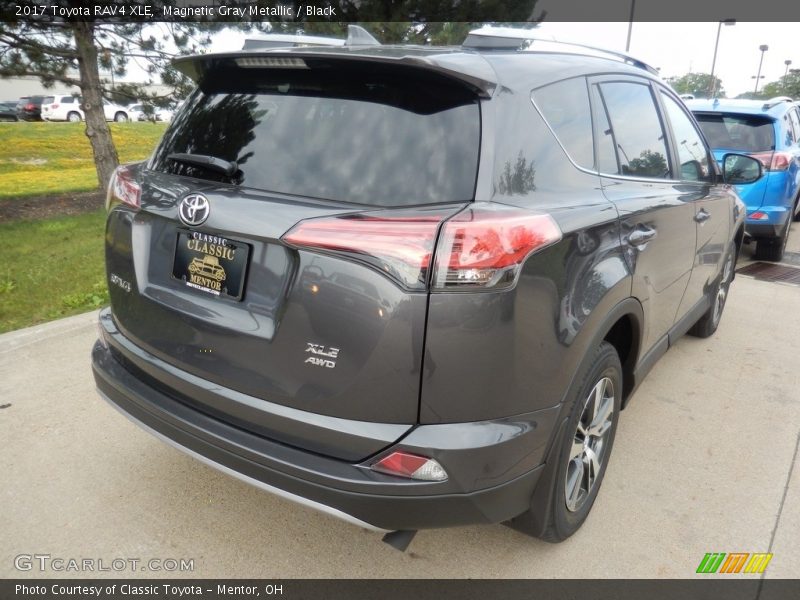 Magnetic Gray Metallic / Black 2017 Toyota RAV4 XLE