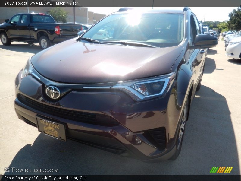 Black / Black 2017 Toyota RAV4 LE AWD