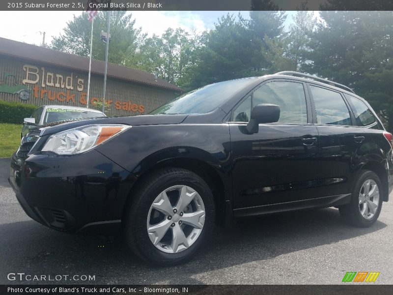 Crystal Black Silica / Black 2015 Subaru Forester 2.5i