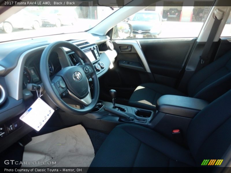 Black / Black 2017 Toyota RAV4 LE AWD