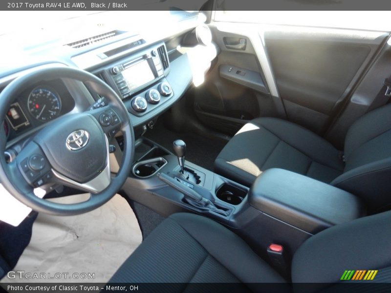 Black / Black 2017 Toyota RAV4 LE AWD