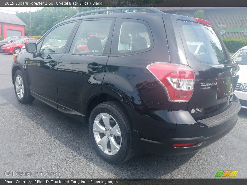 Crystal Black Silica / Black 2015 Subaru Forester 2.5i