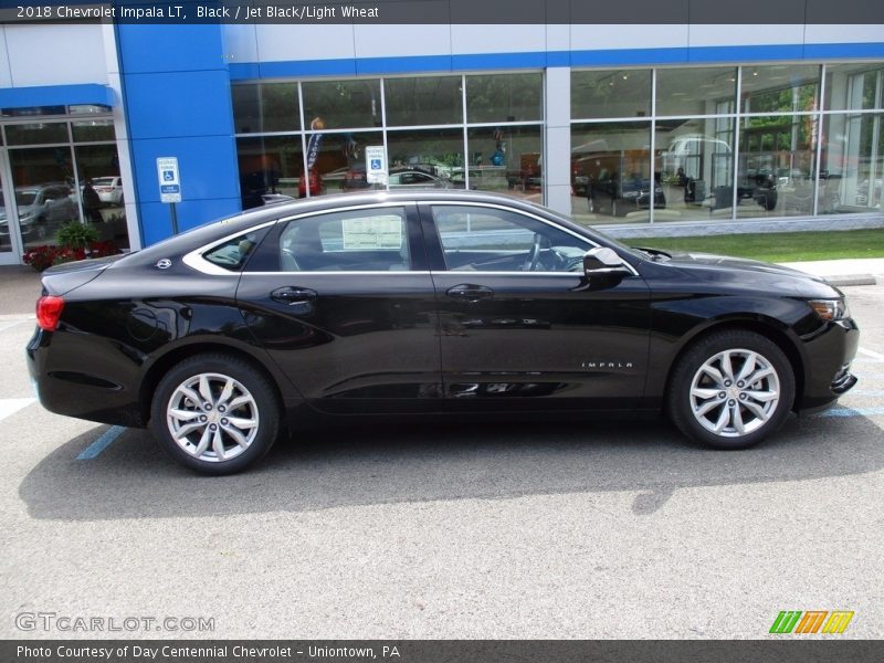 Black / Jet Black/Light Wheat 2018 Chevrolet Impala LT
