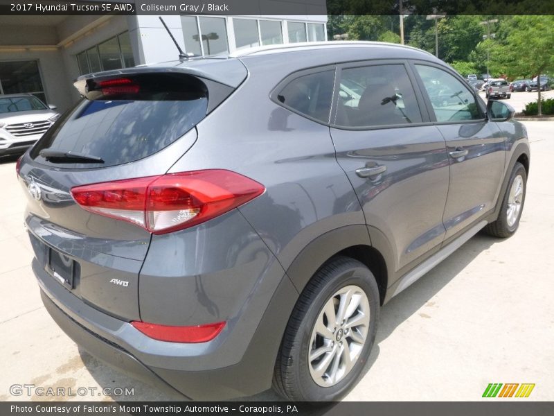 Coliseum Gray / Black 2017 Hyundai Tucson SE AWD