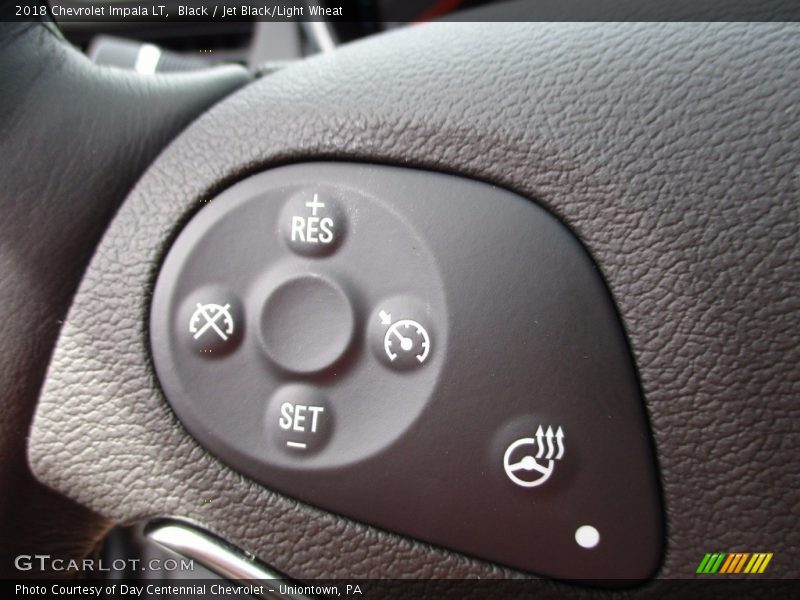 Black / Jet Black/Light Wheat 2018 Chevrolet Impala LT