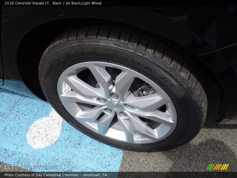 Black / Jet Black/Light Wheat 2018 Chevrolet Impala LT