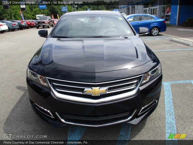 Black / Jet Black/Light Wheat 2018 Chevrolet Impala LT