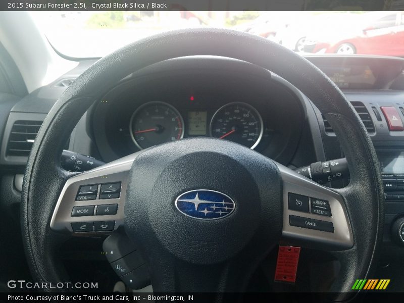 Crystal Black Silica / Black 2015 Subaru Forester 2.5i