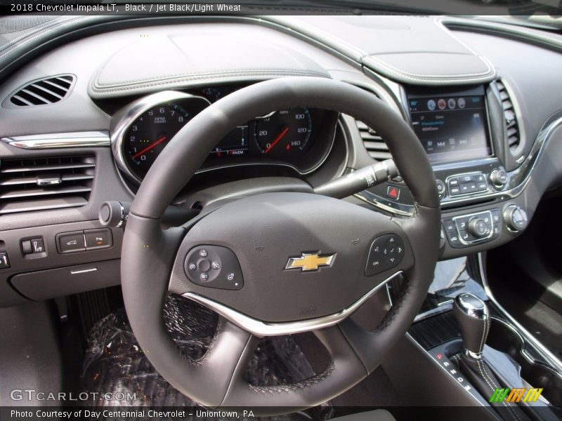 Black / Jet Black/Light Wheat 2018 Chevrolet Impala LT