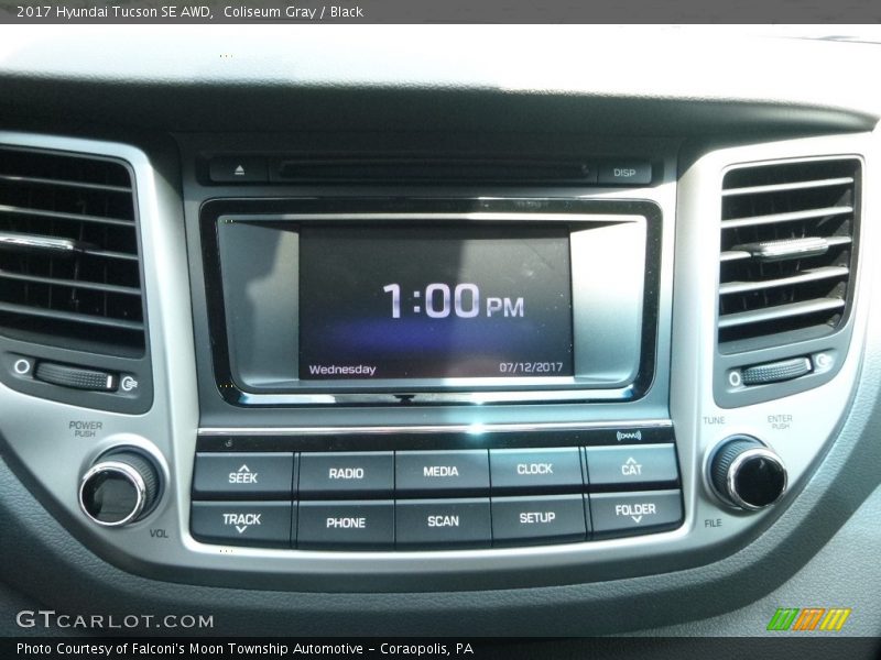 Coliseum Gray / Black 2017 Hyundai Tucson SE AWD