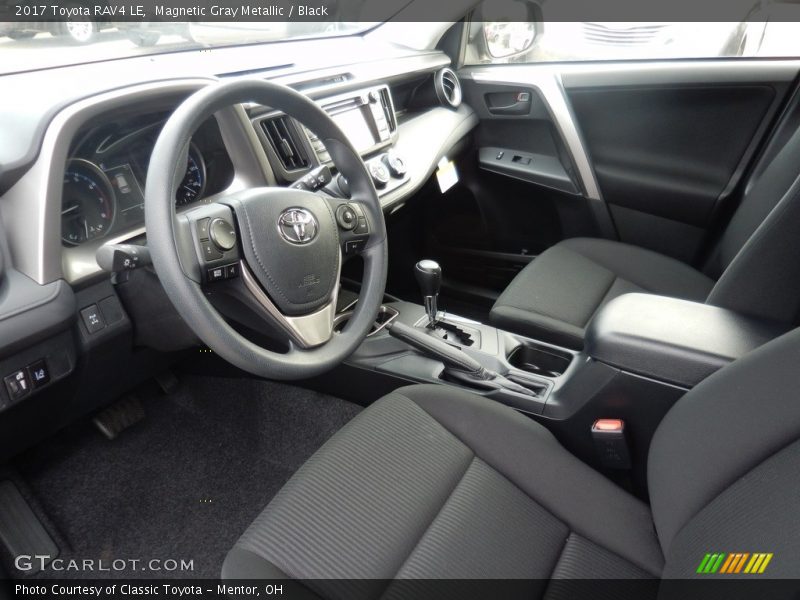Magnetic Gray Metallic / Black 2017 Toyota RAV4 LE