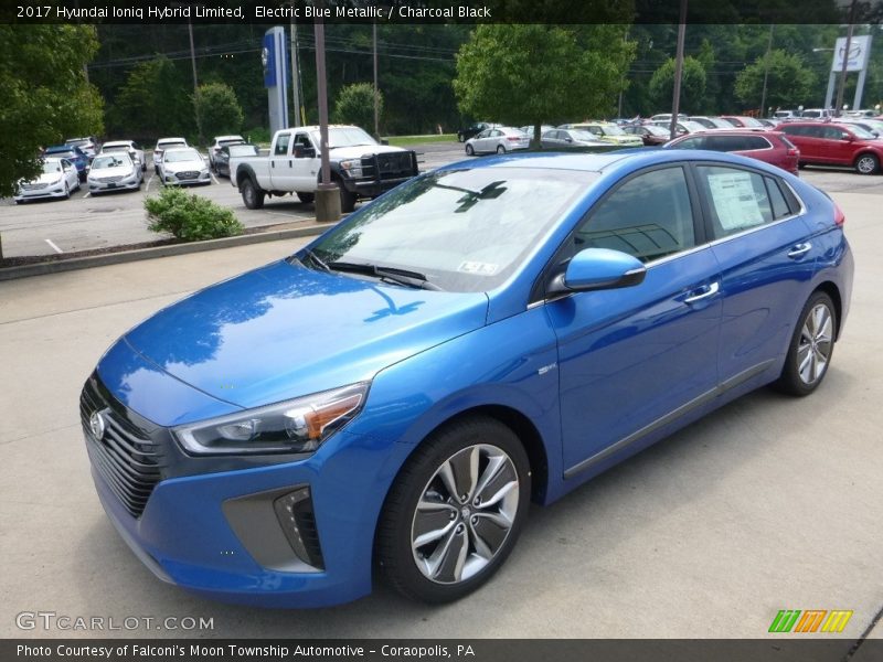  2017 Ioniq Hybrid Limited Electric Blue Metallic