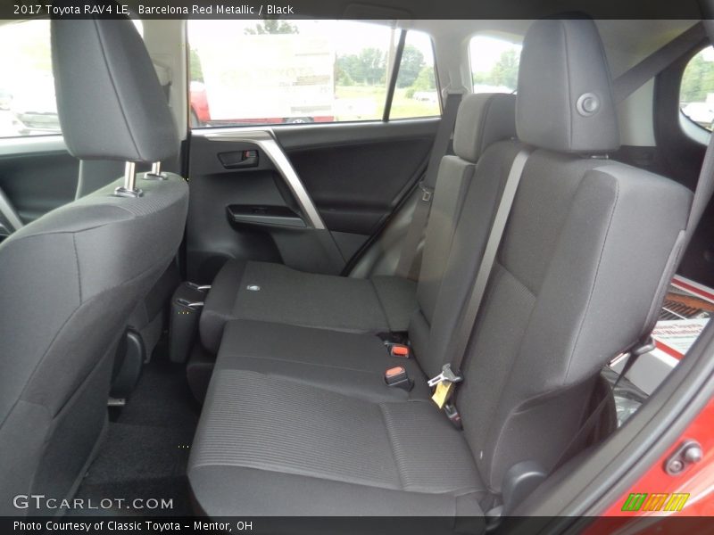 Barcelona Red Metallic / Black 2017 Toyota RAV4 LE