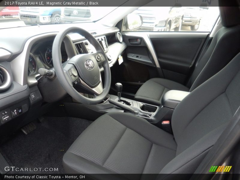 Magnetic Gray Metallic / Black 2017 Toyota RAV4 LE
