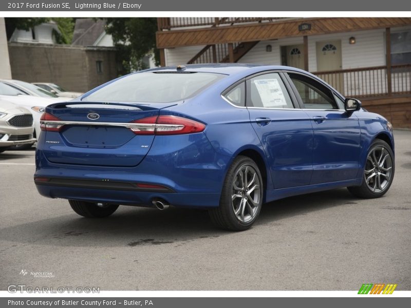 Lightning Blue / Ebony 2017 Ford Fusion SE