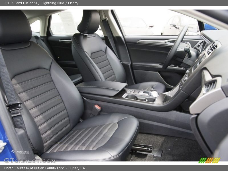 Lightning Blue / Ebony 2017 Ford Fusion SE