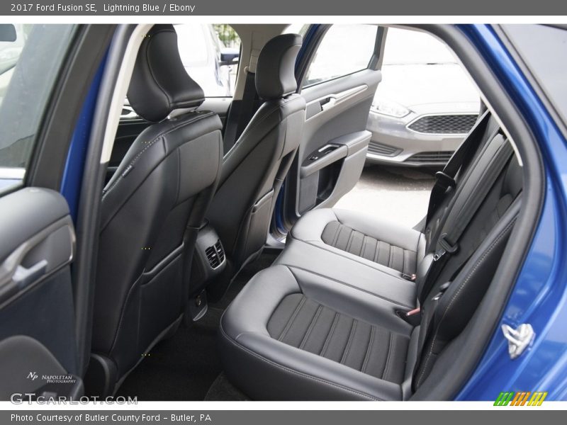 Lightning Blue / Ebony 2017 Ford Fusion SE