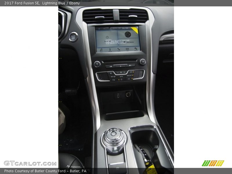 Lightning Blue / Ebony 2017 Ford Fusion SE