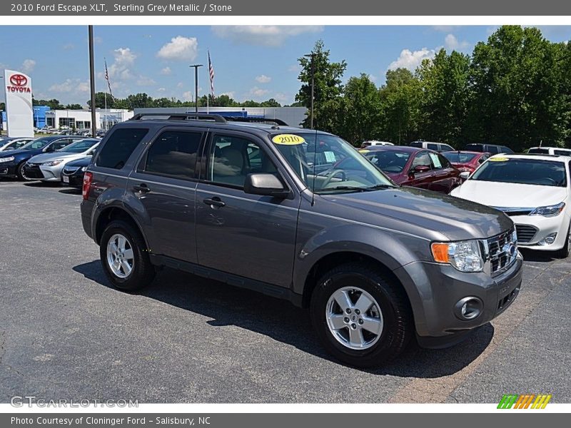 Sterling Grey Metallic / Stone 2010 Ford Escape XLT
