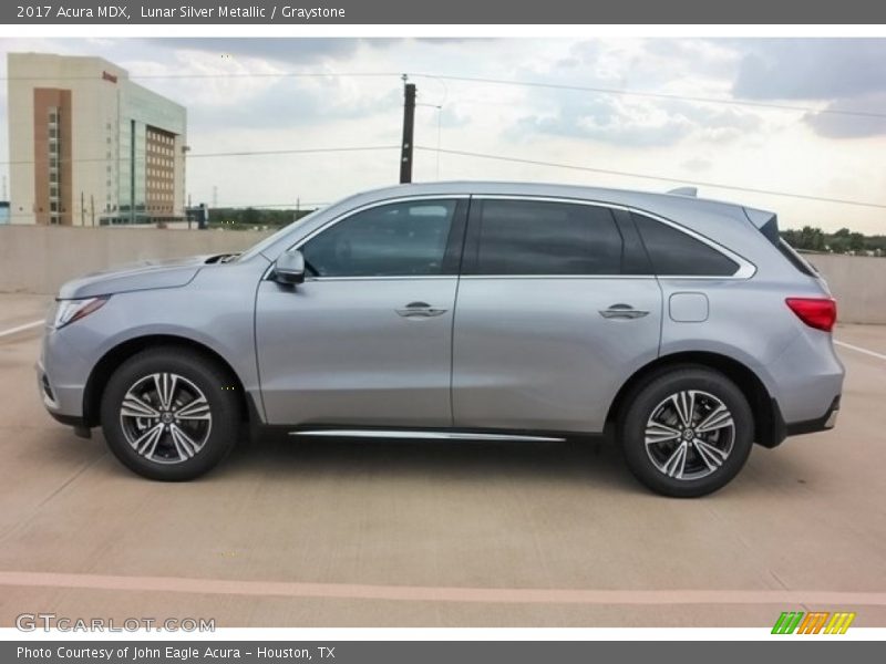 Lunar Silver Metallic / Graystone 2017 Acura MDX