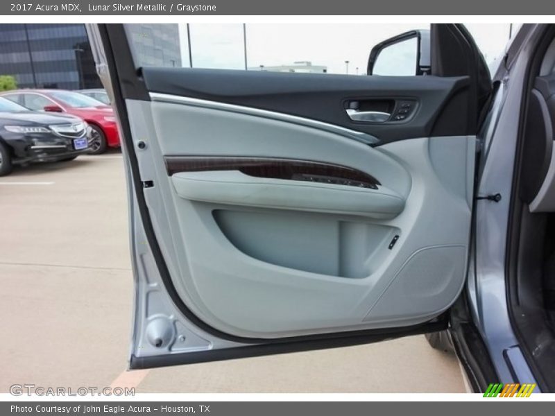 Lunar Silver Metallic / Graystone 2017 Acura MDX