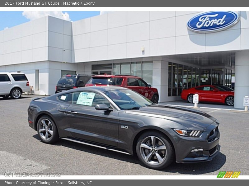 Magnetic / Ebony 2017 Ford Mustang GT Coupe