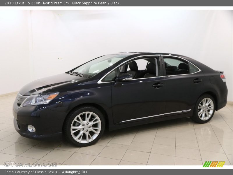 Black Sapphire Pearl / Black 2010 Lexus HS 250h Hybrid Premium