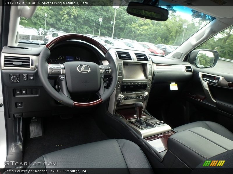 Silver Lining Metallic / Black 2017 Lexus GX 460
