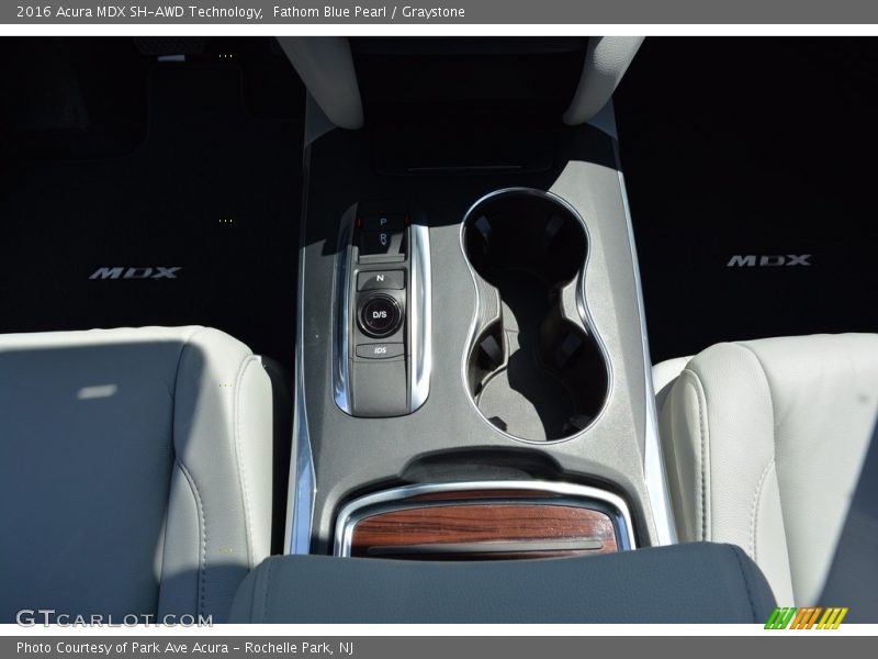 Fathom Blue Pearl / Graystone 2016 Acura MDX SH-AWD Technology