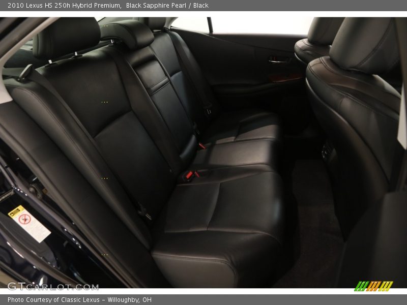 Black Sapphire Pearl / Black 2010 Lexus HS 250h Hybrid Premium